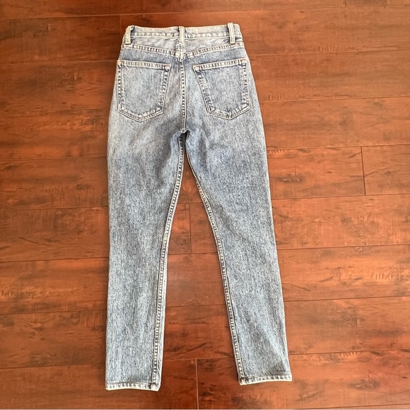 REFORMATION Denim Serena High Skinny Jean Maya Wash Ankle Blue Size 23 - Picture 5 of 11